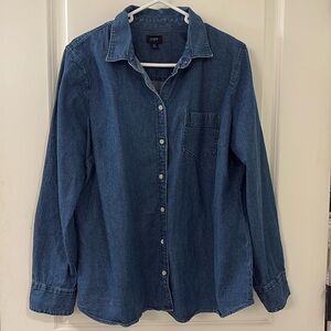 J. Crew Denim Shirt XL - like new